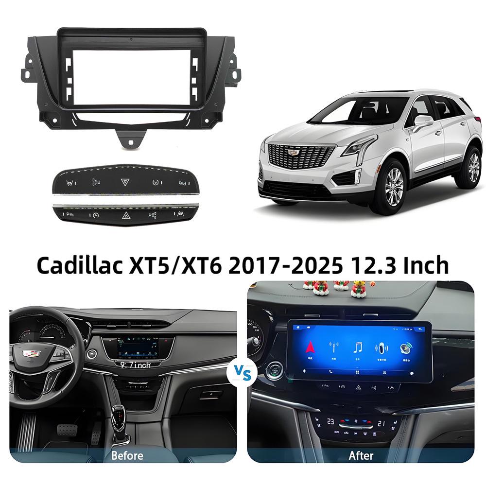 Versatile Frame for 2020-2025 Cadillac XT5/XT6 12.3-Inch Navigation Panel
