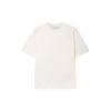 Fila Milano Series Solid Color Comfortable Crew Neck Pullover Knit Short Sleeve T-Shirt Men Tops F11M635115F-WT