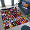 Cartoon T-Transformers Autobots Optimus Prime Rug for Bedroom Living Room Sofa Home Doormat Decor, Large Kids Non-slip Floor Mat