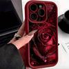 Gorgeous Raindrop Rose Phone Case For Samsung Galaxy A17 A07 A06 A26 A16 A06 A35 A55 A25 A05s A15 A54 A34 A36 A24 5G Back Cover