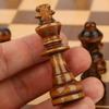 Kids Beginner Magnetic Chessboard Chess Board Wooden Puzzle Game Chess Set Chess Games Checkers