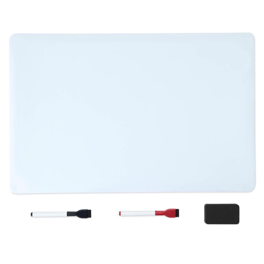 Amazon Basics Magnetic Whiteboard Refrigerator Whiteboard Sheet Dimensions x Includes 2 Markers and Eraser (50.8 33.0cm)