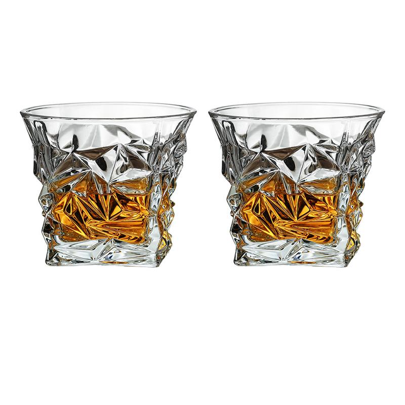 

Ретро бокал для красного вина, бокалы для шампанского, виски, прозрачная винная посуда для вечеринок, европейские креативные стаканы для питья, стакан для холодных напитков 2pcs