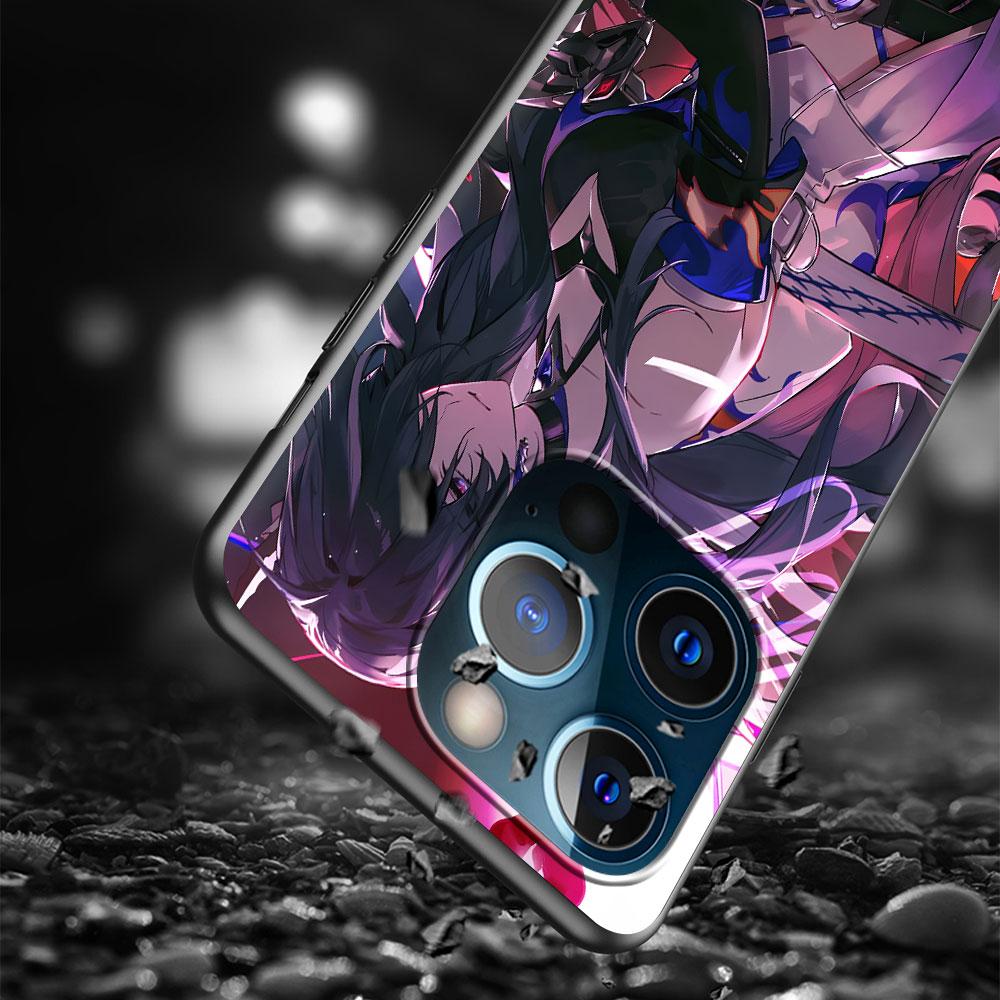 Honkai Star Rail Acheron Case for Apple iPhone 14 11 7 SE 2020 8 X XS 13 12 Mini XR 15 Pro Max Silicone Black Soft Phone Cover