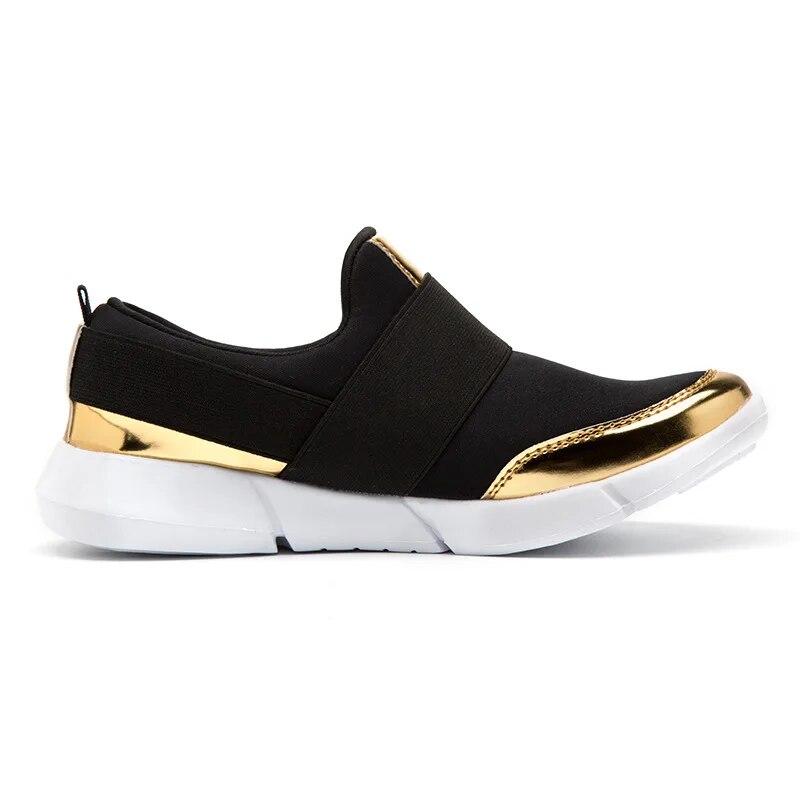 Baskets de voyage pour femmes printemps automne chaussures de course à semelle épaisse confort grande taille mocassins à enfiler Zapatilla Deportiva Mujer