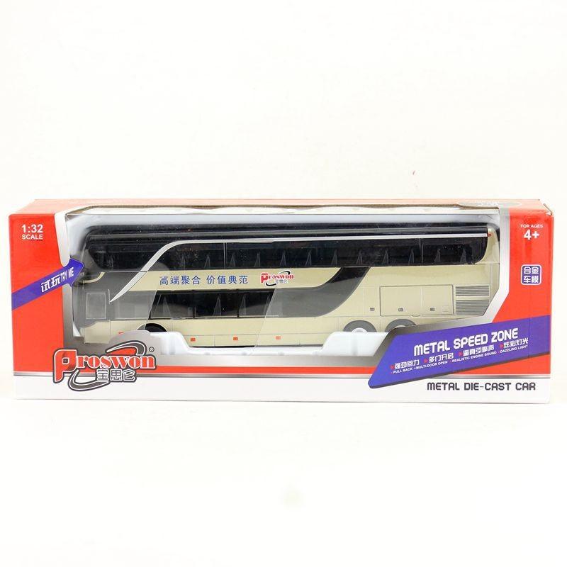 

Сплав Детская Игрушка Автобус Модель Транспортного Средства со Светом Звуком для Детской Игры и Подарков шампанского