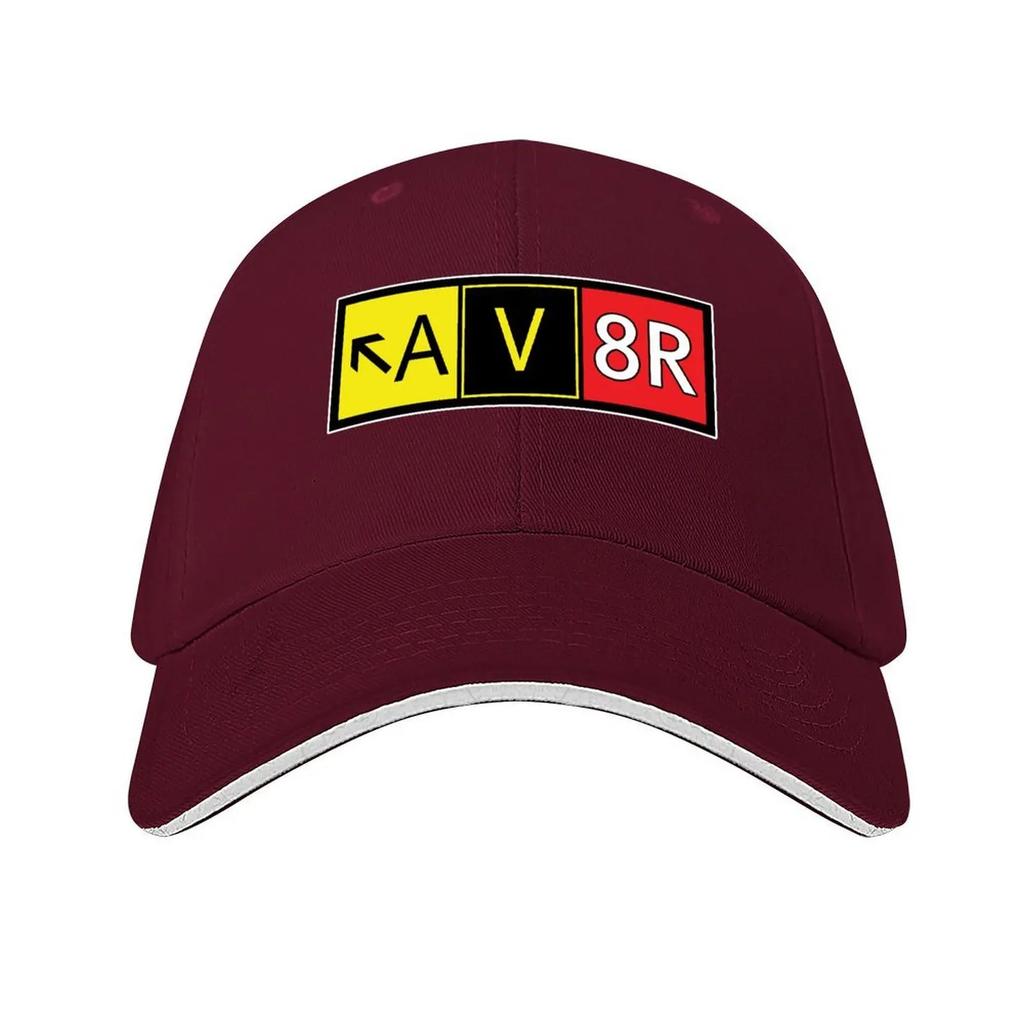 AV8R Aiport Taxi Way Sign for Aviation Lovers and Aircraft Enthusiasts Baseball Cap black Bobble Hat Womens Hats Mens