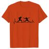 Summer Men T-Shirt Heart Beat Fencing Funny Graphic Tops Short Sleeve Tees Fencing Oversized Tshirt Cool Gift Mens Clothing