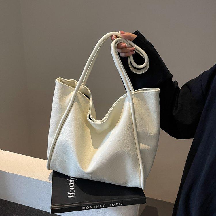 

Textured large-capacity bag, shoulder bag, computer handbag, versatile underarm bag, new mommy bag, square tote bag. One size fits all