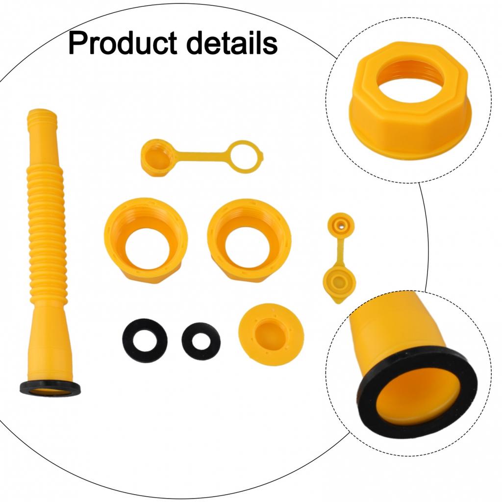 Complete Gas Can Spout Replacement Kit Designed to Fit Various Models and Use