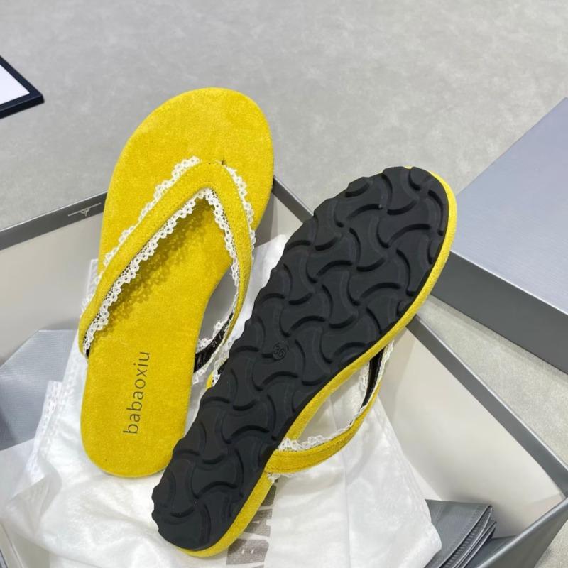 

Fashion Super Comfortable Small Fragrance Soft-soled Lace Flip-flops Women s Summer New Style with Skirt Beach Sandals and Slippers 35