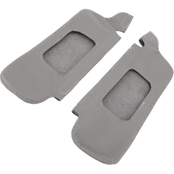 Asixxsix Sun Visor Cover Protector for 1994 to 2004, PU Leather Sun Visor Replacement Cover Skin, Left Driver and Right Passenger Side Sunvisor