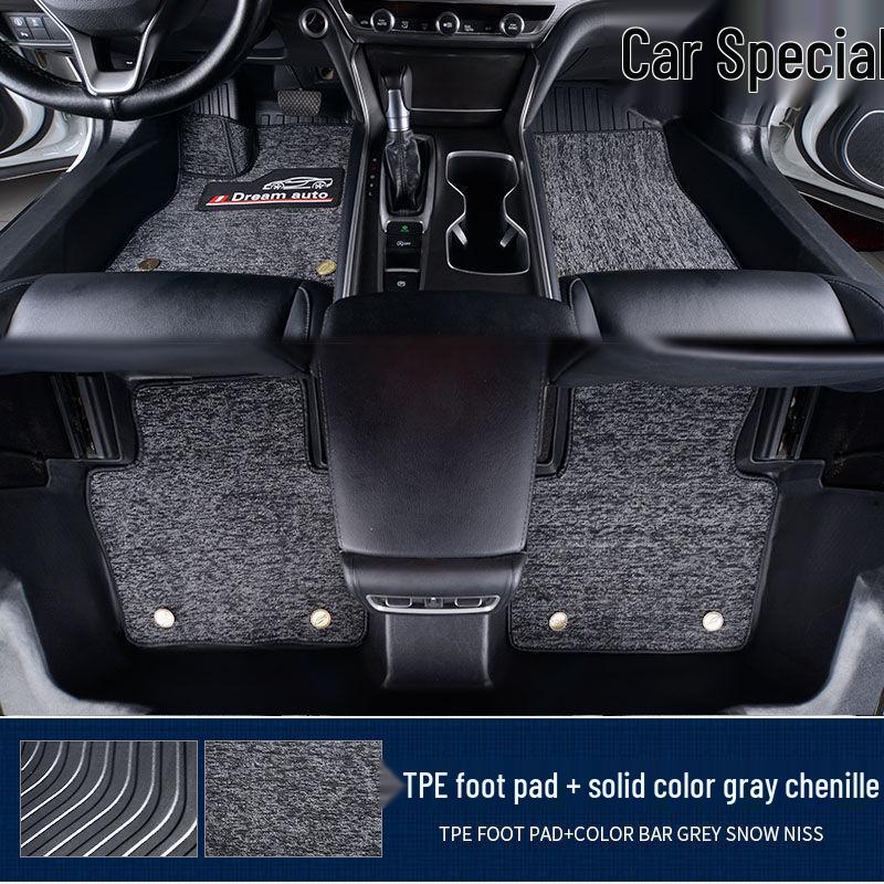 Geely Binyue Cool TPE Car Floor Mats – Waterproof, Wear-Resistant, Eco-Friendly, with Door Sill Protection