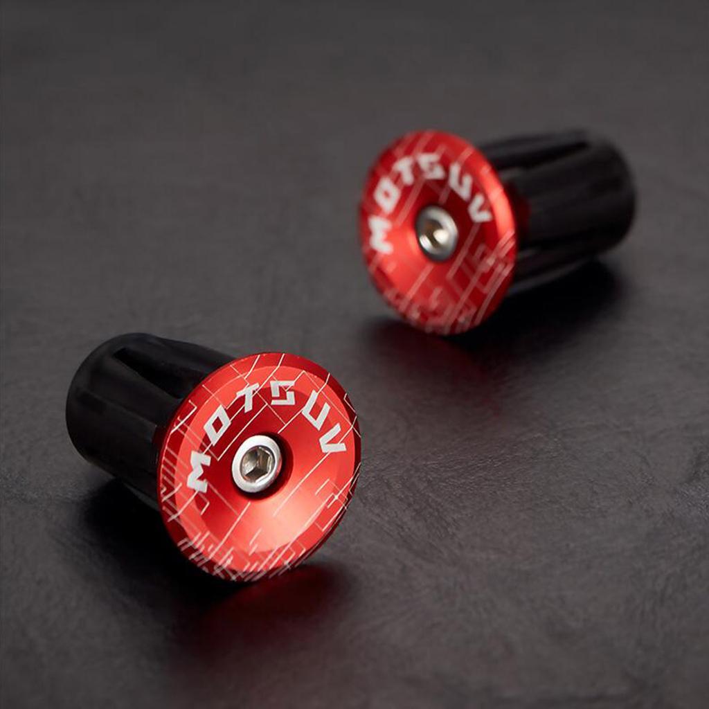 1 Pair Bicycles Bar End Caps for Most Bicycle Mountain Bike Road Bike Accessory Aluminum Alloy Bike Handlebar End Plugs