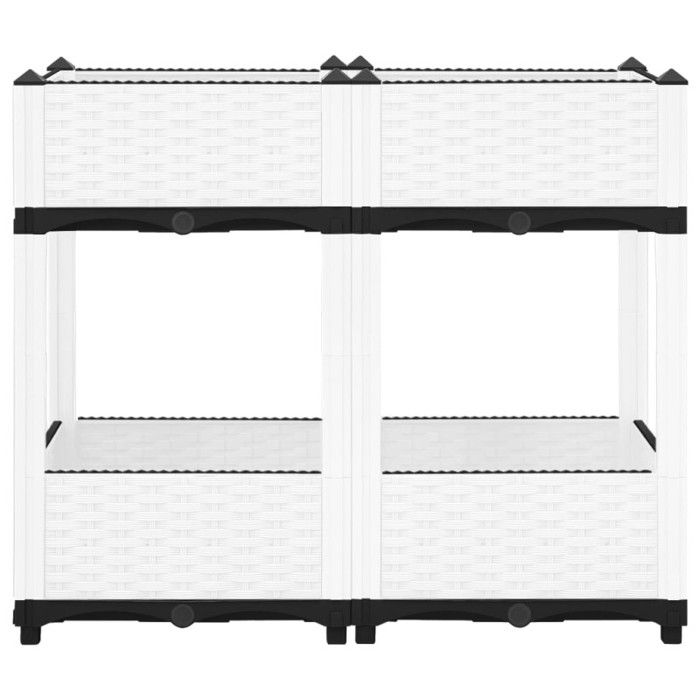 VidaXL Lit surélevé 80x40x71 cm Polypropylène 153313