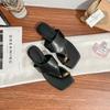 Grape mother summer new toe cool slippers women's outer wear temperament casual slippers women's versatile 2025 casual sandals