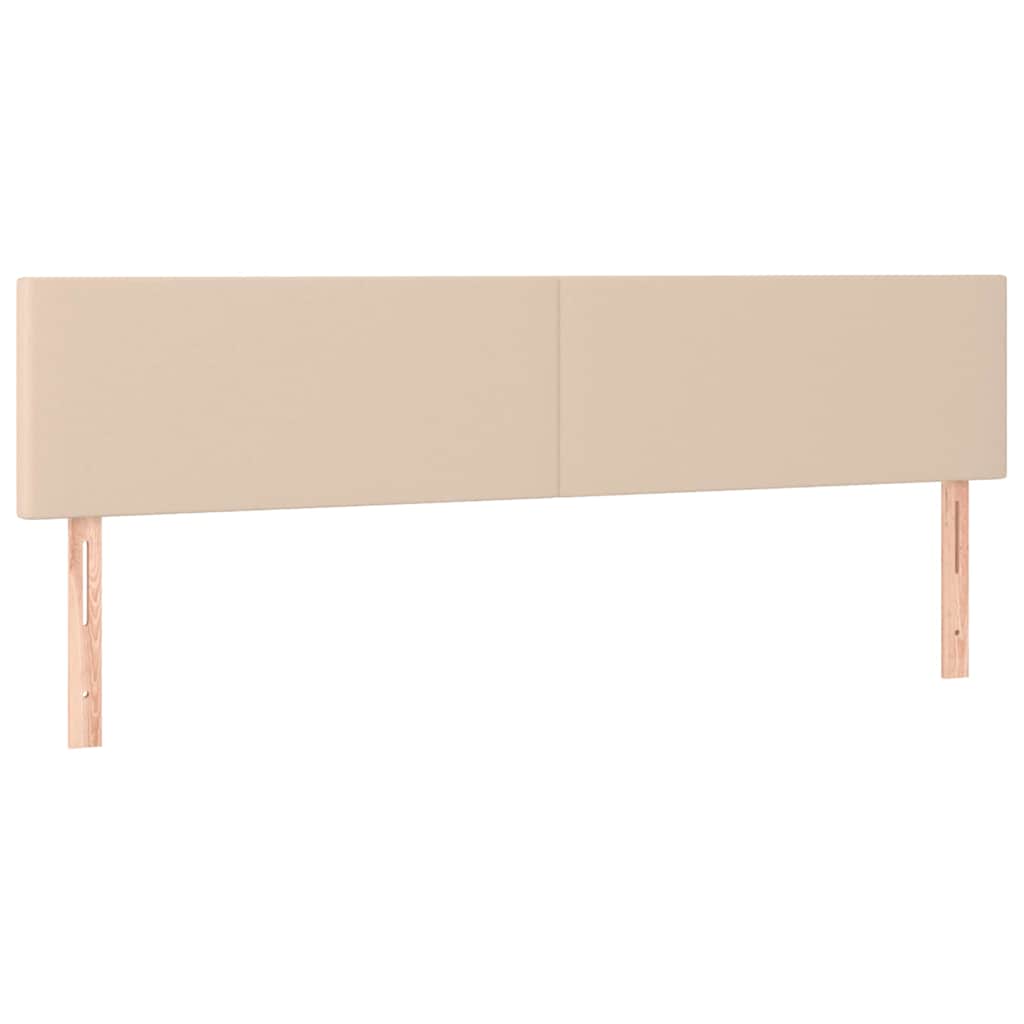 Box Spring Bed Mattress Cappuccino Brown 160x200 Cm Faux Leather