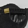 Ripped Brim Denim Baseball Cap Hole Visor Distressed Peaked Cap Casual Adjustable Cowboy Baseball Hats For Man Women Unisex