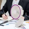 Fan with Clamp Quiet 360 Degree Rotation Rechargeable USB Portable Fan for Desk Bedside