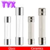 20PCS 5x20 6x30mm Ceramic Glass Fuse 250V 0.2A 0.5A 1A 2A 3A 5A 6A 8A 10A 15A 5*20 6*30 The Multimeter Fuses Auto Insurance Tube Fuse Holders1