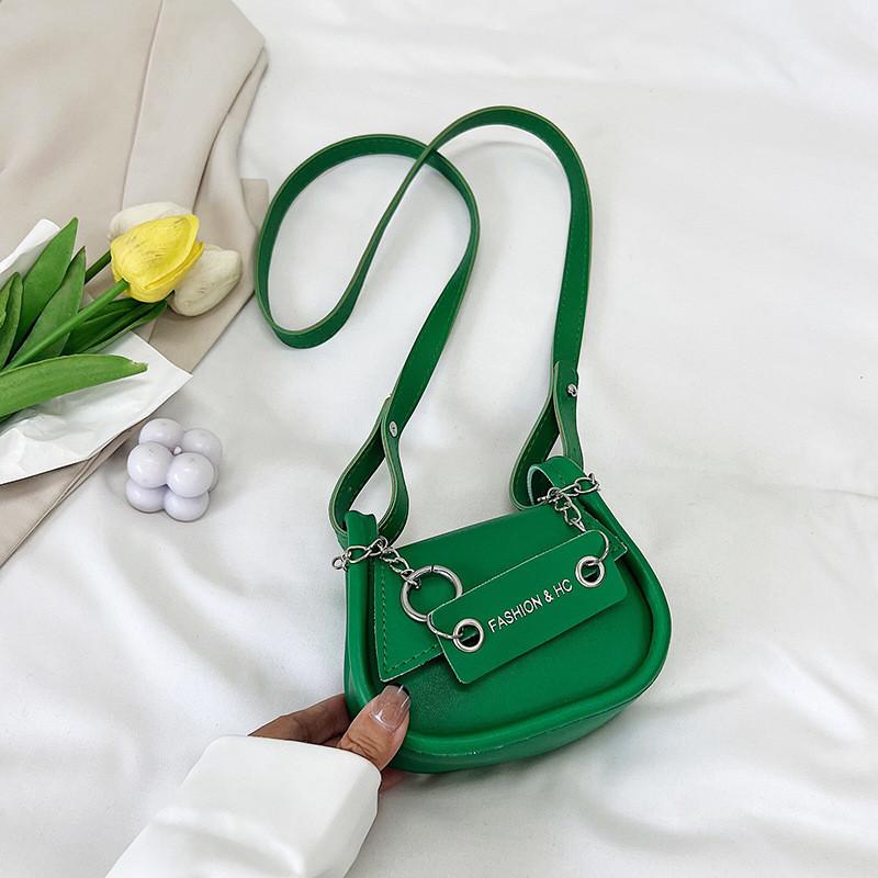 Modische Satteltasche Street Style PU-Leder Kleine Umhängetasche Für Damen 2023 Neu Sommer Lässig Einzelne Umhängetasche