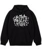 Hayes Lettering Oversized Wide Shoulder Hoodie_Black
