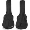 Rxakudedo Acoustic Guitar Gig Bag, Soft Case, 40/41 Inch (101.6cm/104.2cm), 2-Way, Can Be Carried by Hand or Back, with Pockets, Waterproof Oxford Clo