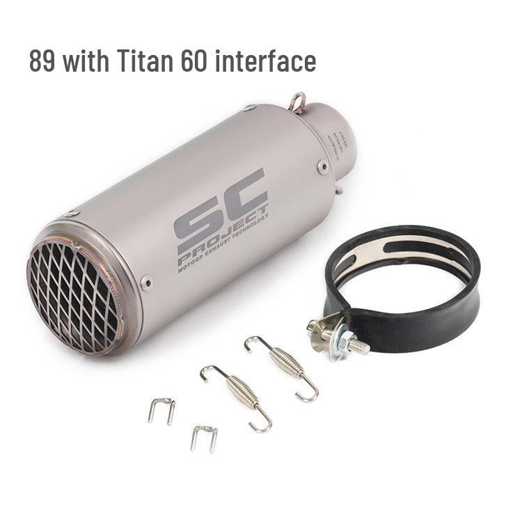 Universal SC Street Motorcycle Exhaust Tailpipe for Yamaha, Kawasaki, Honda