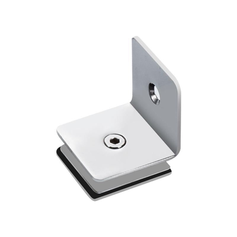Stainless Steel 180° Glass Partition Clip for Stair Handrails