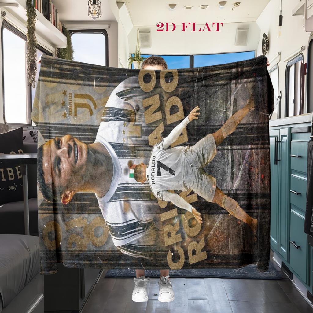 CR7's Legacy blanket blanket Home Decor Christmas gifts Office rest blanket Machine washable