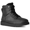UGG Casual Heritage Warm Leather Round Toe Comfortable Snow Boots Men boots Black 1174580-BLK