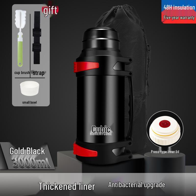 Large Capacity Stainless Steel Thermal Mug for Outdoor and Car Travel