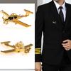 Pilot Badge Captain Chest Badge Aviation Wing Badge Metal Airlines Pin Pilot Badge Pin for Aviation Enthusiasts