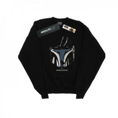 Mens The Mandalorian Helmet Silhouette Sweatshirt