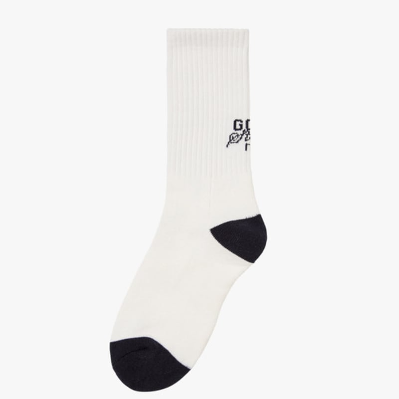 GOALSTUDIO COLOR BLOCK CREW SOCKS-NAVY