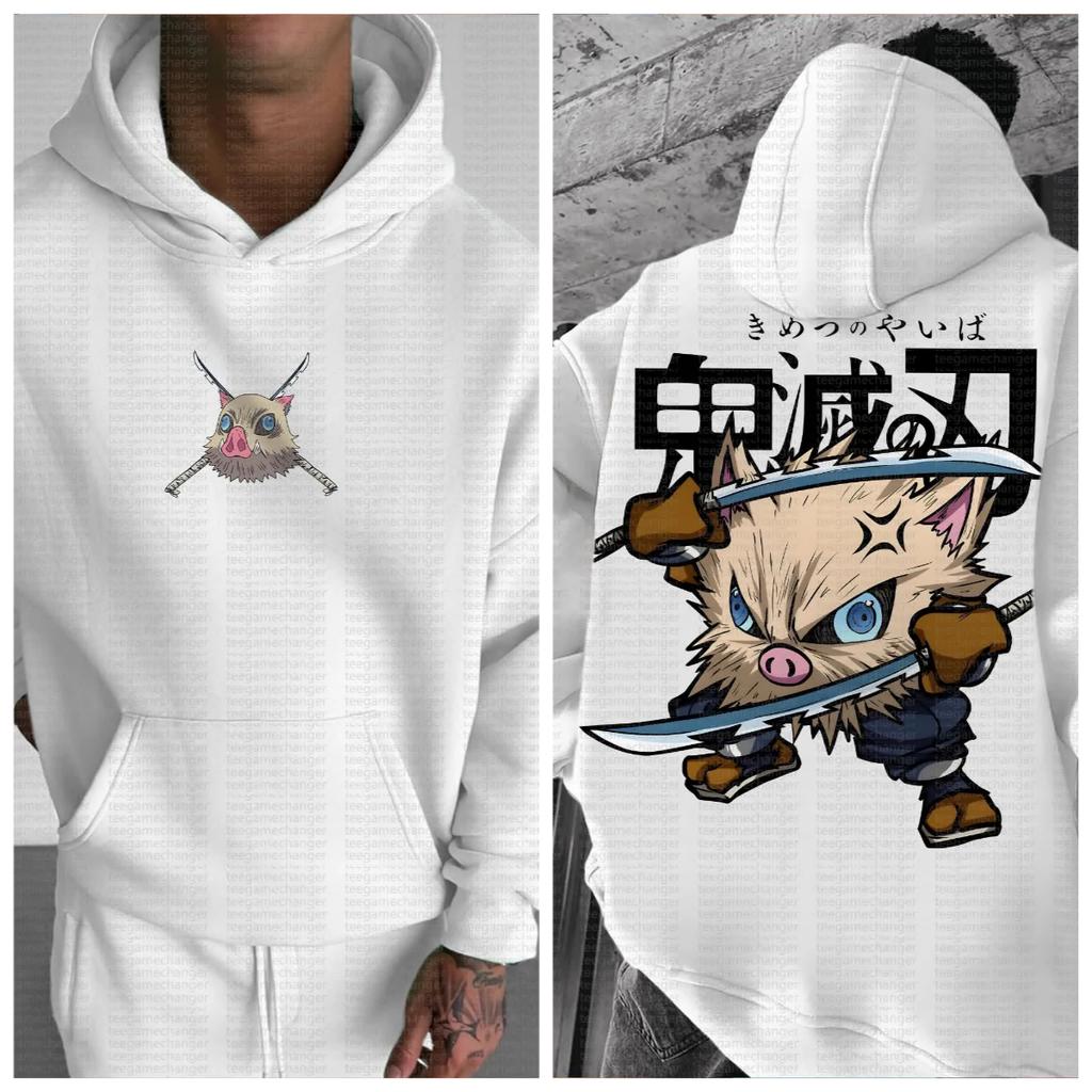 Demon Slayer Joint Pokémon Animation Derivatives Mens and Womens Summer Fashion Oversize TshirtHoodieShorts and Sweatpants