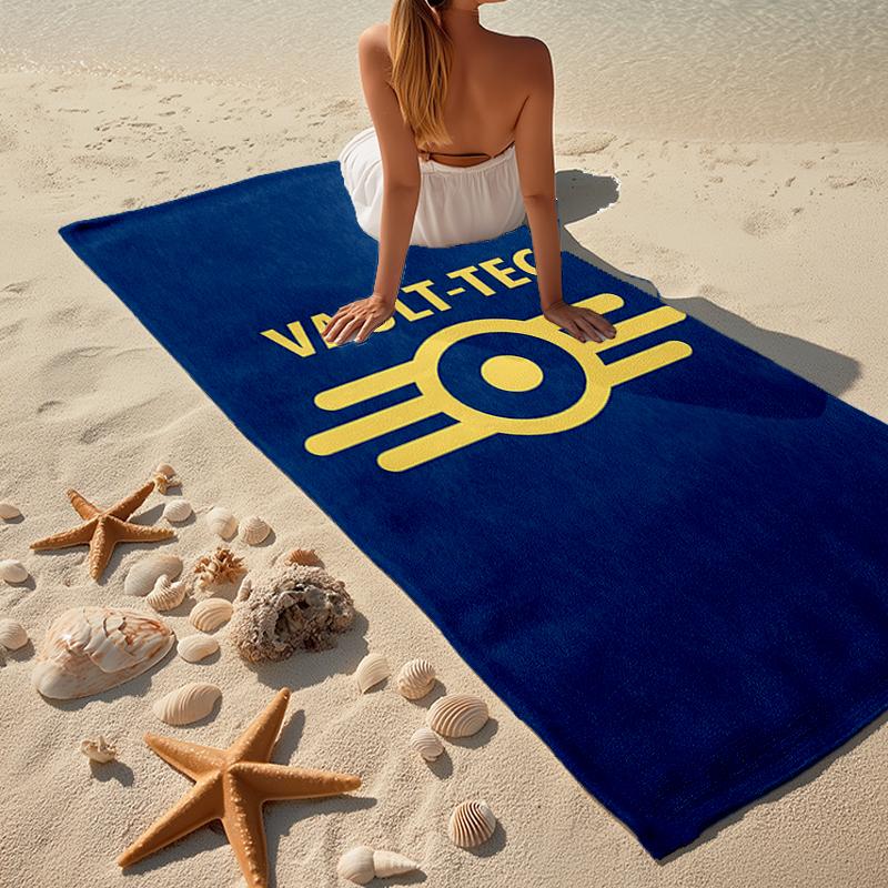 Vault-Tec Fashion Beach Towel: Ideal for Summer Adventures Soft, absorbent and quick drying suitable for swimming and bathing