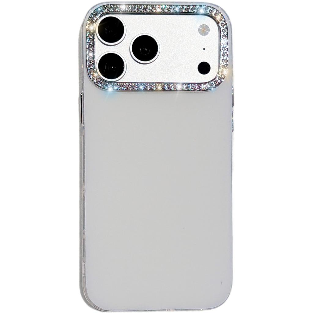 Luxury Glitter Diamond Rhinestone Phone Case for IPhone 17 Air 18 Pro Max 17 16 15 14 13Pro 2 In 1 Shockproof Back Cover Caque
