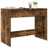 Desk with Drawer Smoked Oak Finish 100 x 50 x 78 cm