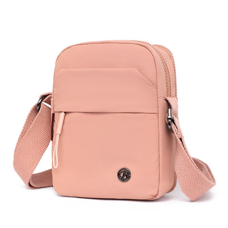 Mobile Phone Cross-body Bag, Casual layer Passport Small Bag, Women's Lightweight Bag