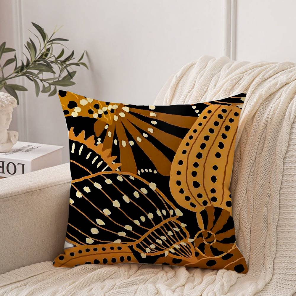 Art Abstract Illustration Pillow Case Home Decor Throw For Sofa Bed Car Room Decor Gift Idea