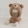 Mascherina Facciale Invernale Copricapo Per Bambini E Bambine Calda Morbida Cappello A Maglia Orsetto Cartone Animato Sciarpa Cappello Un Pezzo Passamontagna Per Bambini