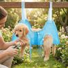 Anti-Scratch Pet Grooming Hammock Adjustable Nail Trimming Sling Pet Bath Hammock  Small Cats