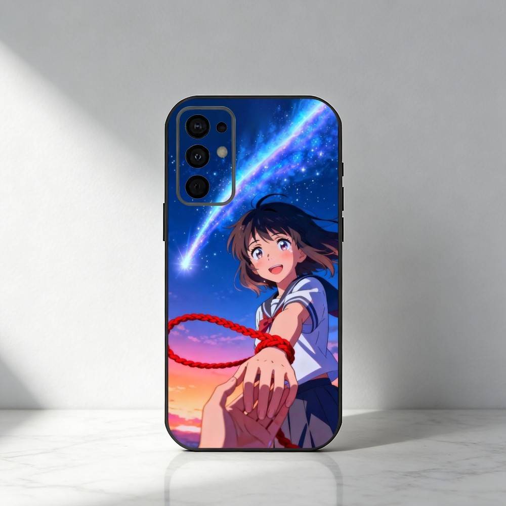 Anima Film Y-Your Name Couple  Phone Case For Samsung S25,S24,S21,S22,S23,S30,Ultra,S20,Plus,Fe,Note,5G Black Cover