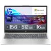 HP Intel Core Ultra 5 125H 16GB 512GB Fingerprint Slim Natural Microsoft Office Copilot Key 2025 15-fd Laptop, Processor, Memory, SSD, Bluetooth,