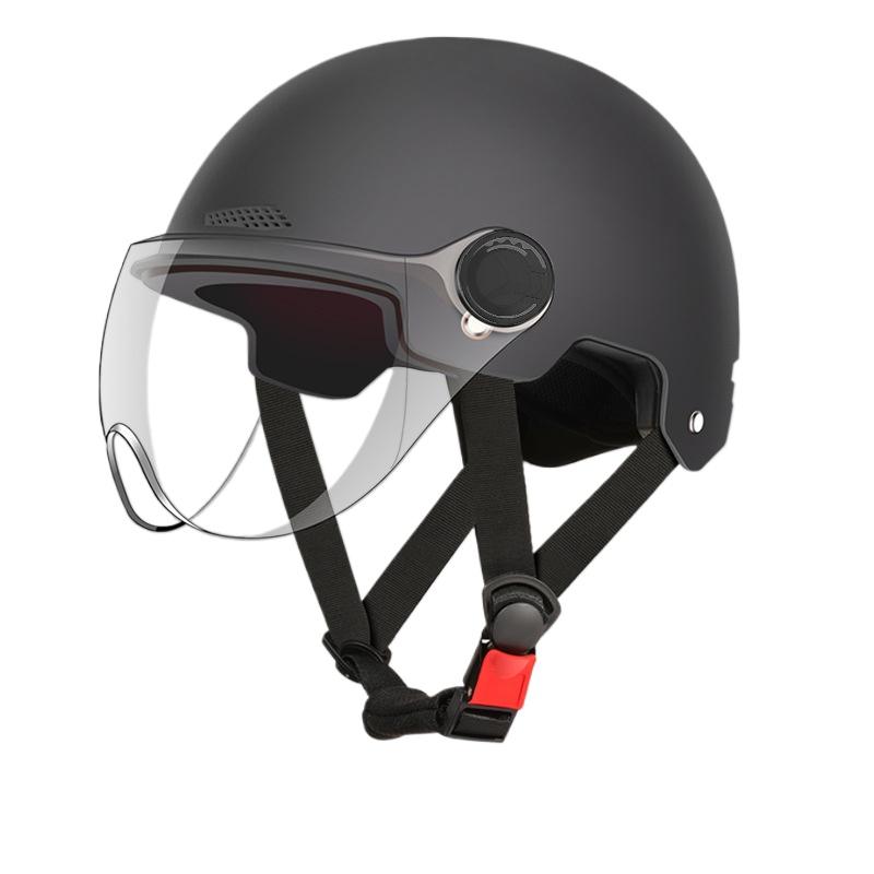 Helmet Electric Vehicle Women and Men Motorcycle Battery Car Half Helmet Summer Sun Protection Full Helmet Wholesale Riding Breathable and Lightweight