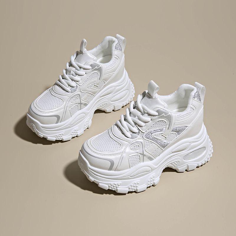New Style High-heeled Thick-soled Women's Shoes, Casual Sports Shoes, Dad-style Shoes