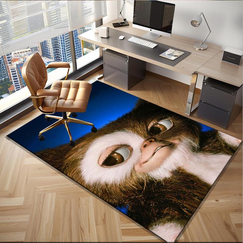 Mysterious Little Monster Office Rug Chair Mat, Game Carpet, Suitable for Front Door, Bedroom, Living Room, Desk, Holiday Gift