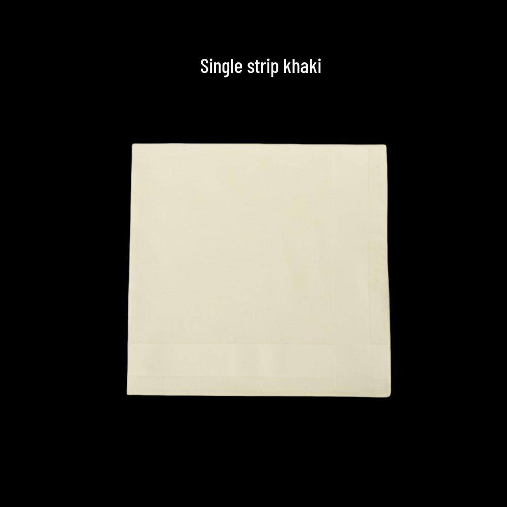 Elegant Pure Cotton Solid Color Ladies Handkerchief - High Quality, Hot Selling