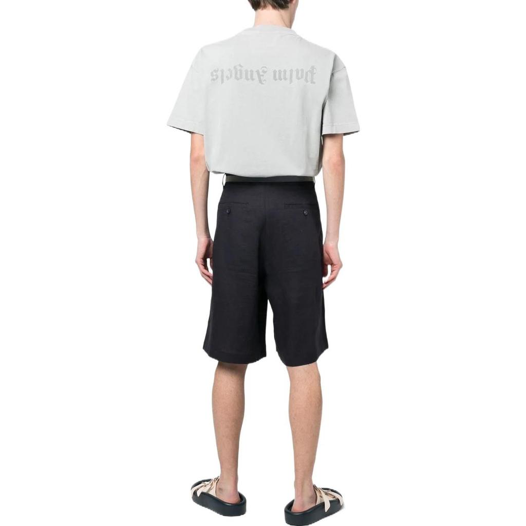 Palm Angels Reverse Logo T-Shirt 'Light Grey' Men's PMAA001S23JER0040505